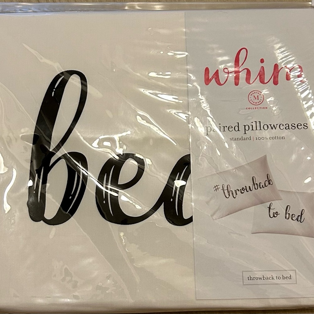 Martha Stewart Collection pillow cases